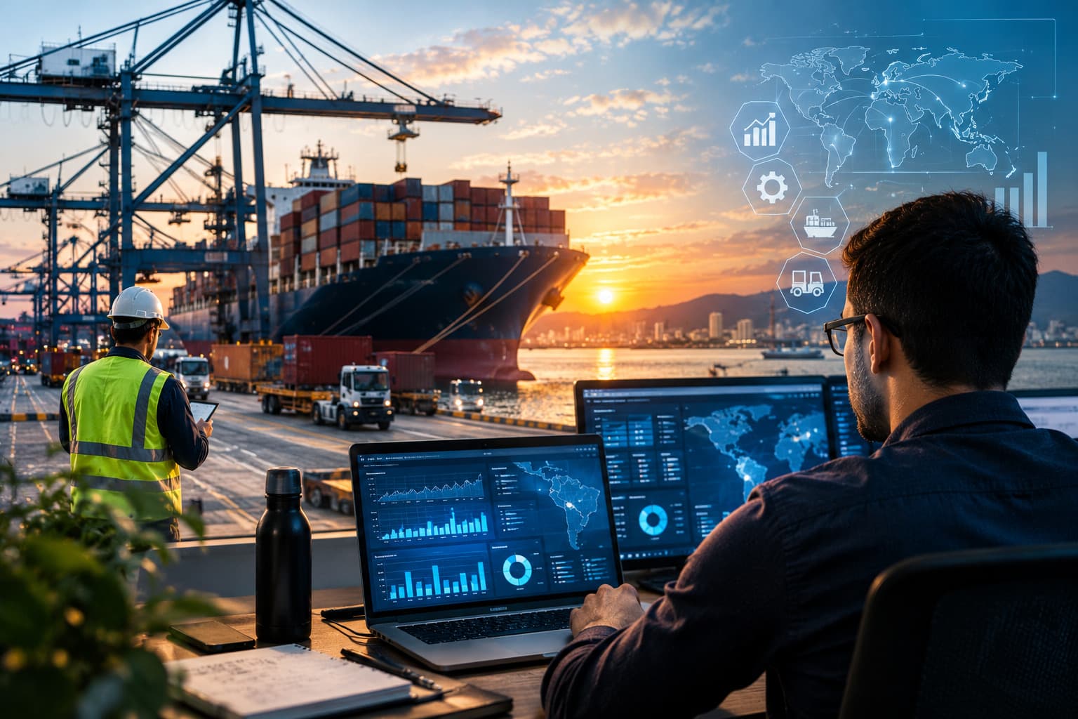 Modernização do Porto de Santos aumenta a demanda por profissionais de dados, logística e gestão